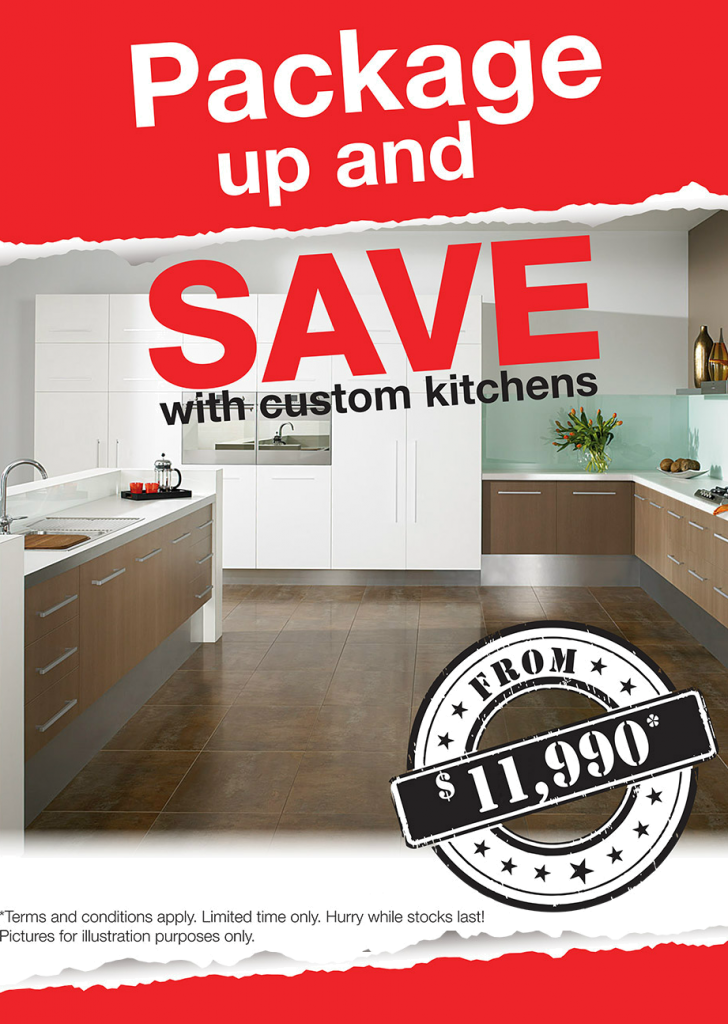 Custom Made Kitchen Package Offer