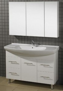 Semi Recessed Vanity