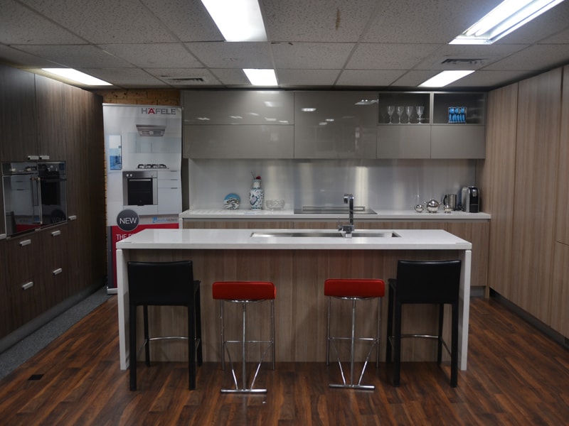 Straight View of Kitchen Showroom Sydney