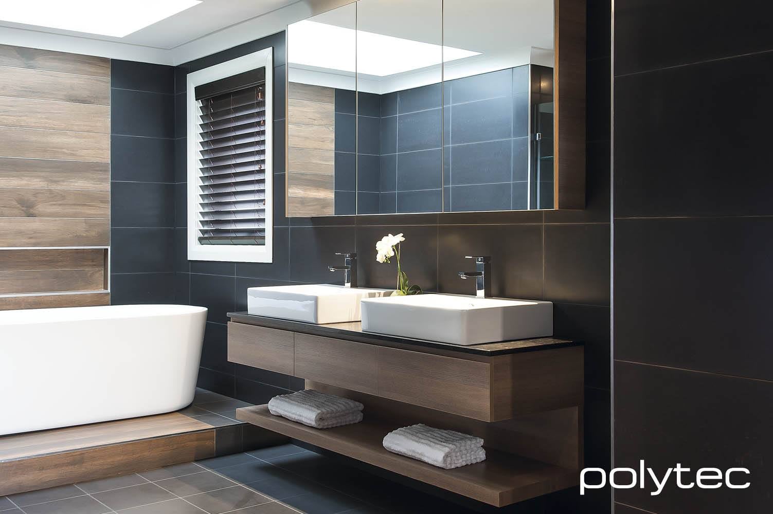 Stylish Bathroom Vanity in Polytech