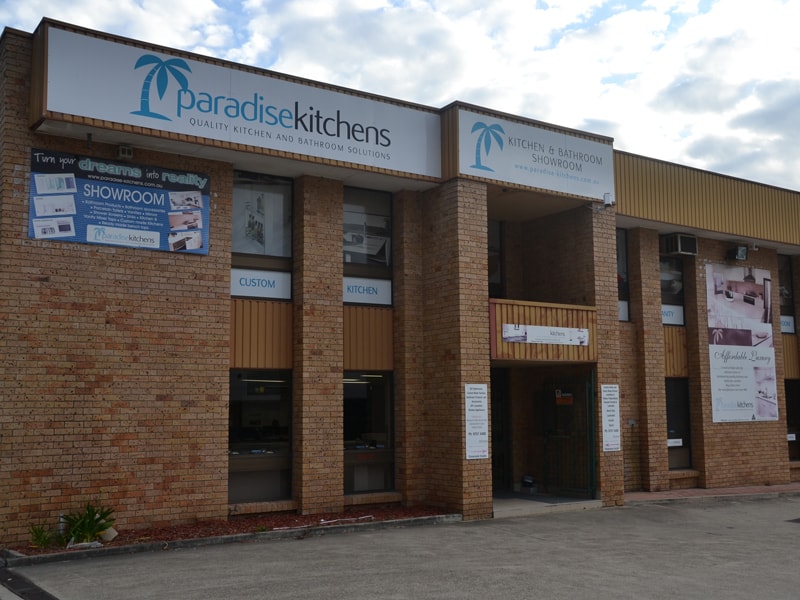 Outer Look of Paradise Kitchens - one of the leading Kitchen Showrooms Sydney
