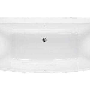 Dido back to wall Centre Rectangle Bath - White Dido back to wall Centre Rectangle Bath - White
