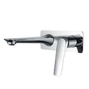 AU Series Square Bathtub/Basin Wall Mixer With Spout AU Series Square Bathtub/Basin Wall Mixer With Spout